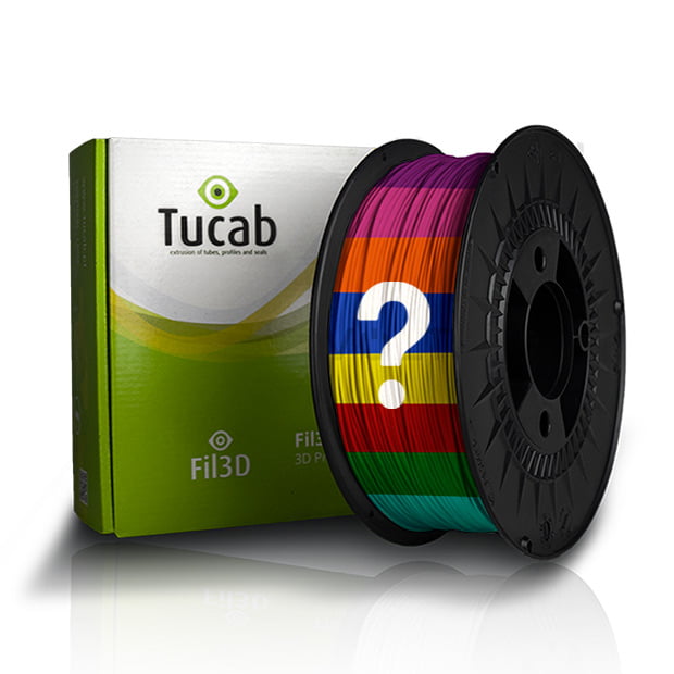 CLASSE B - PETG FIL3D 1kg (cor aleatória) - Tucab
