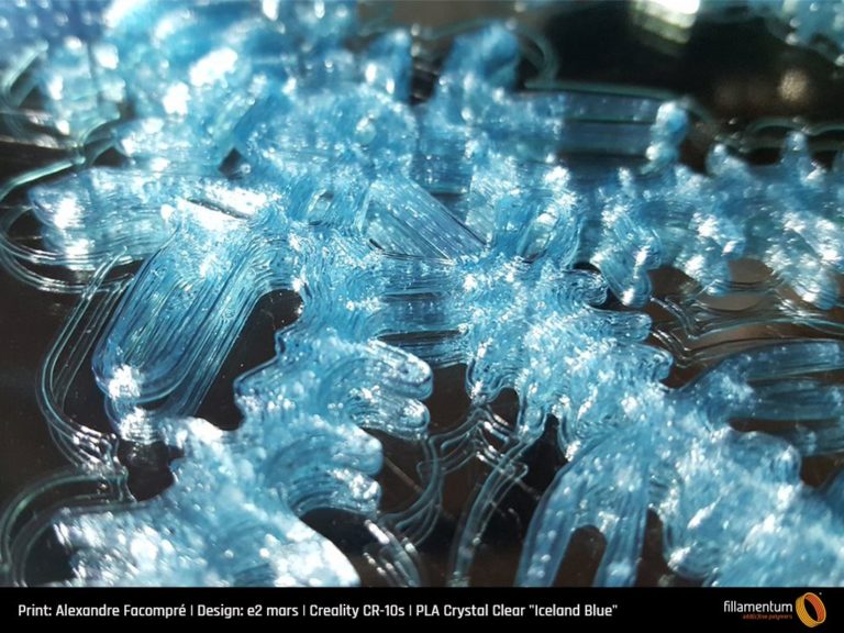 PLA Crystal Clear Iceland Blue - Fillamentum - Image 11