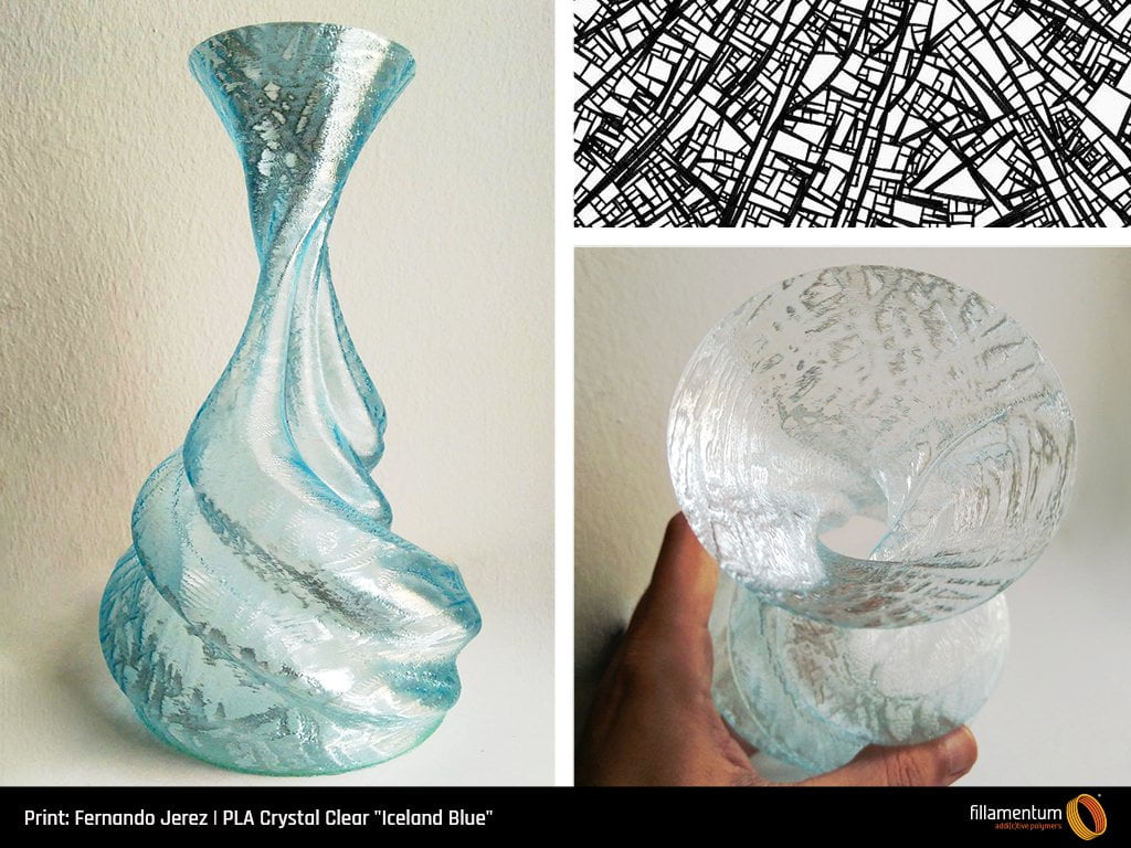 PLA Crystal Clear Iceland Blue - Fillamentum - Image 7