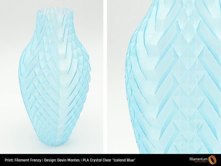 PLA Crystal Clear Iceland Blue - Fillamentum - Image 13