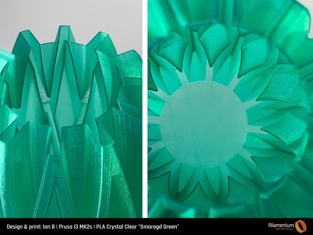 PLA Crystal Clear Smaragd Green - Fillamentum - Image 13
