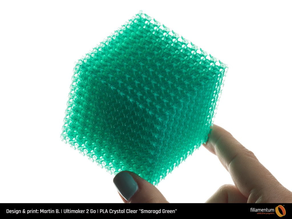 PLA Crystal Clear Smaragd Green - Fillamentum - Image 19