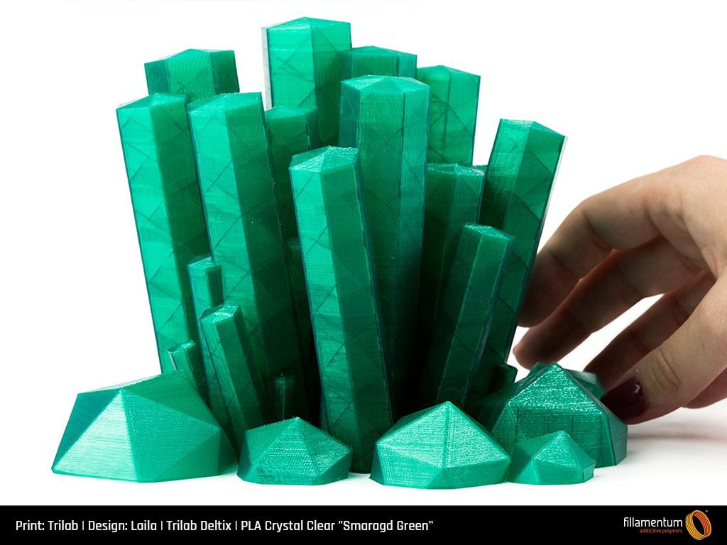 PLA Crystal Clear Smaragd Green - Fillamentum - Image 11