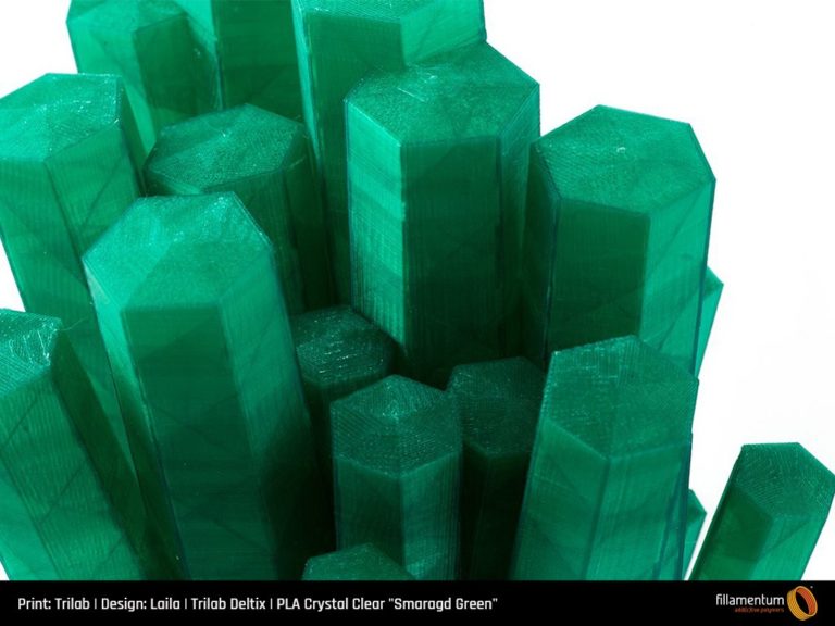 PLA Crystal Clear Smaragd Green - Fillamentum - Image 10