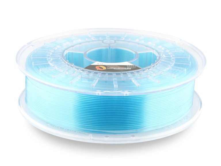PLA Crystal Clear Iceland Blue - Fillamentum