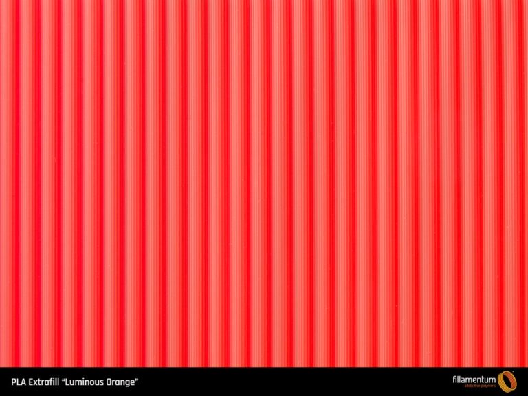 PLA Extrafill Traffic Luminous Orange - Fillamentum - Image 3