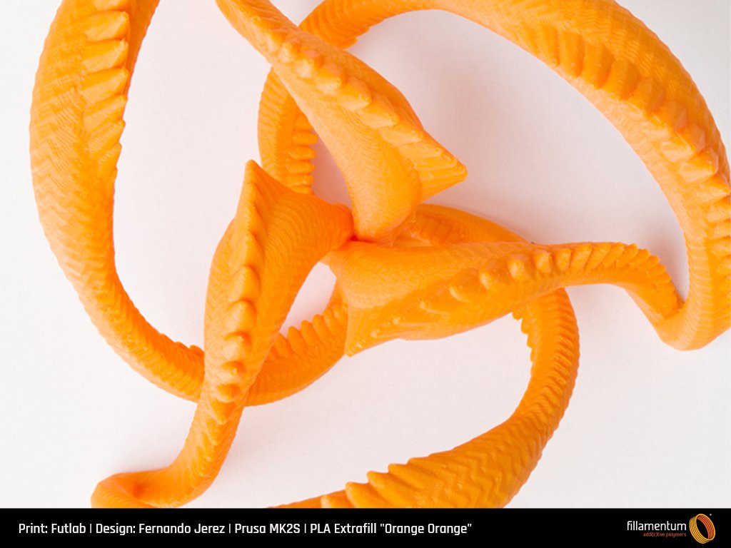 PLA Extrafill Orange Orange - Fillamentum - Image 6