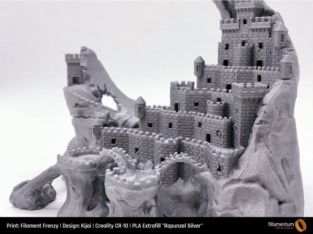 PLA Extrafill Rapunzel Silver - Fillamentum - Image 8