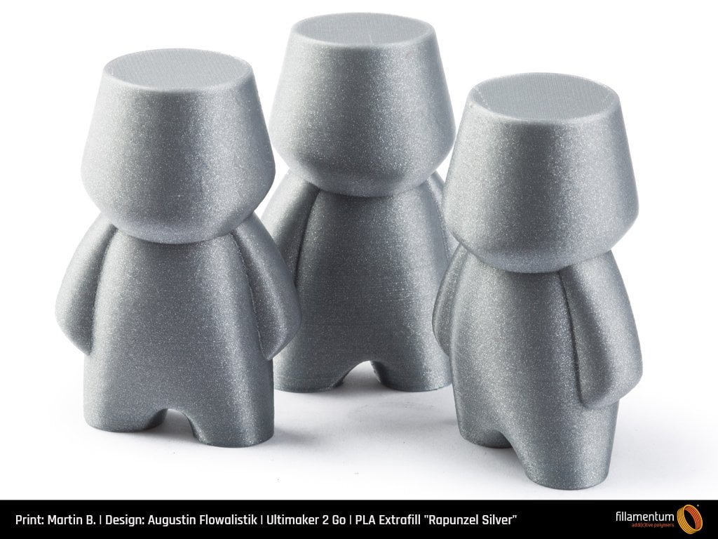 PLA Extrafill Rapunzel Silver - Fillamentum - Image 9