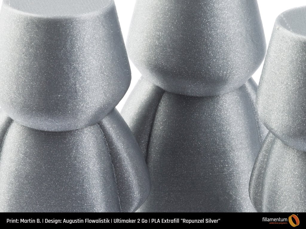 PLA Extrafill Rapunzel Silver - Fillamentum - Image 11