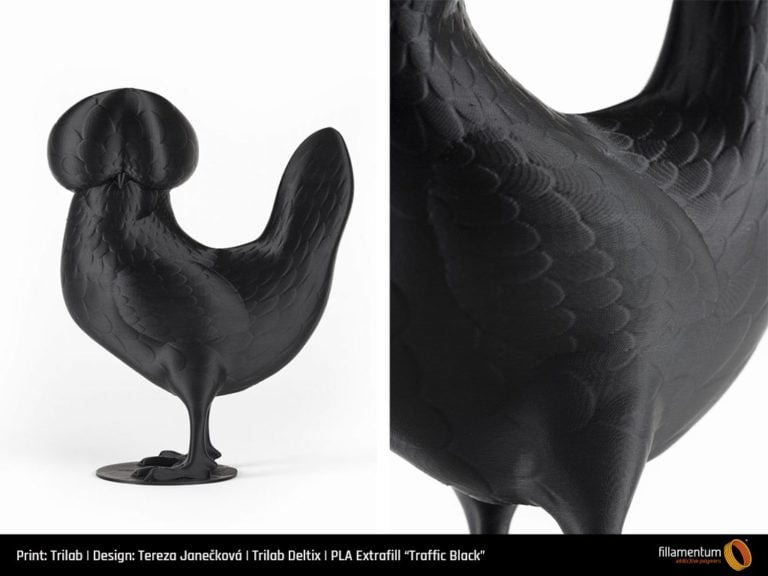 PLA Extrafill Traffic Black - Fillamentum - Image 4