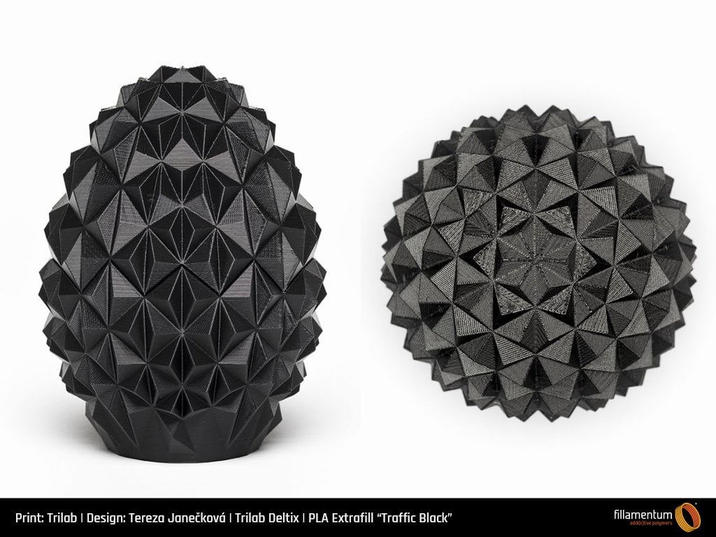PLA Extrafill Traffic Black - Fillamentum - Image 3