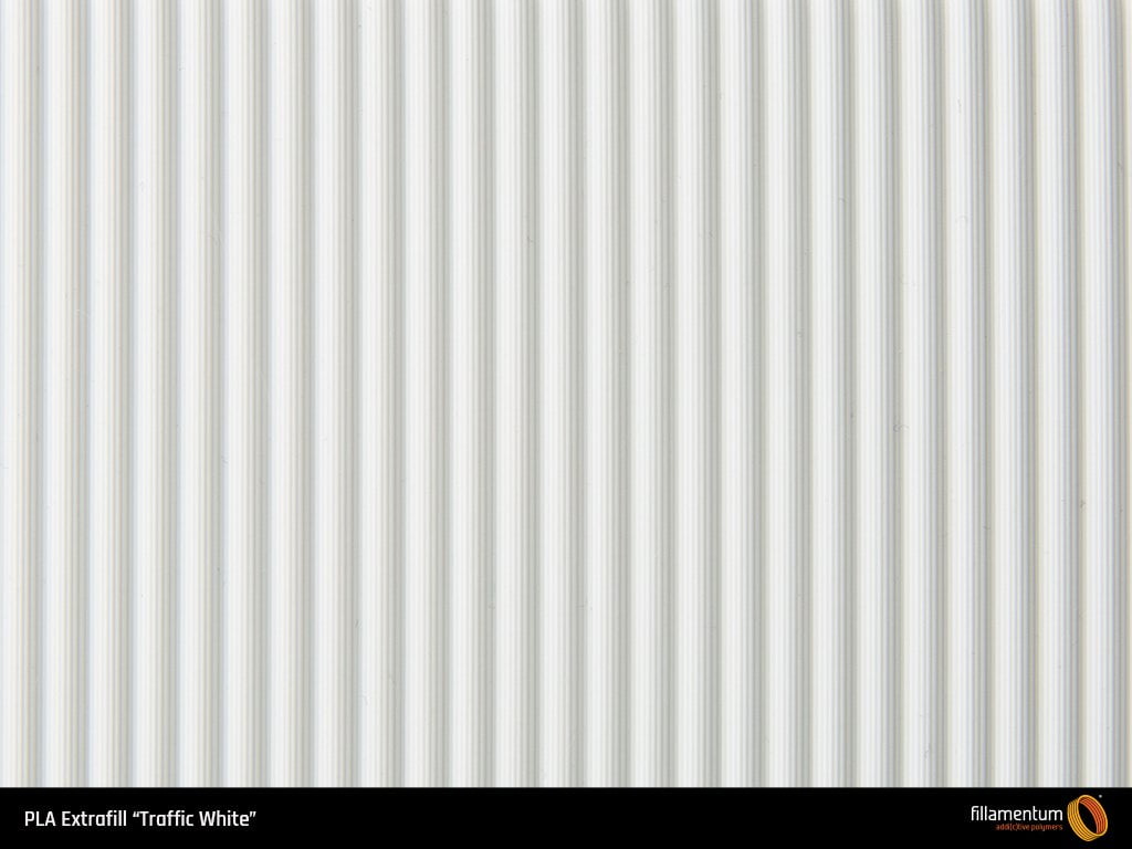 PLA Extrafill Traffic White - Fillamentum - Image 12