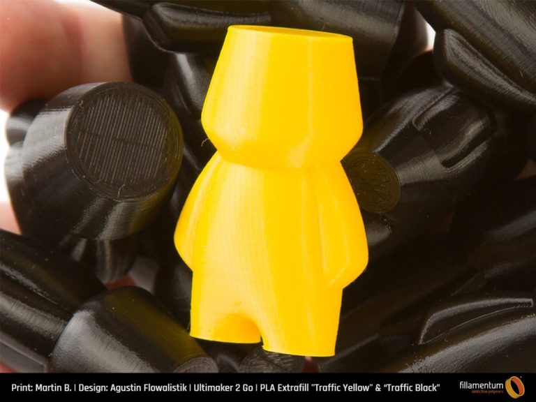 PLA Extrafill Traffic Yellow - Fillamentum - Image 5