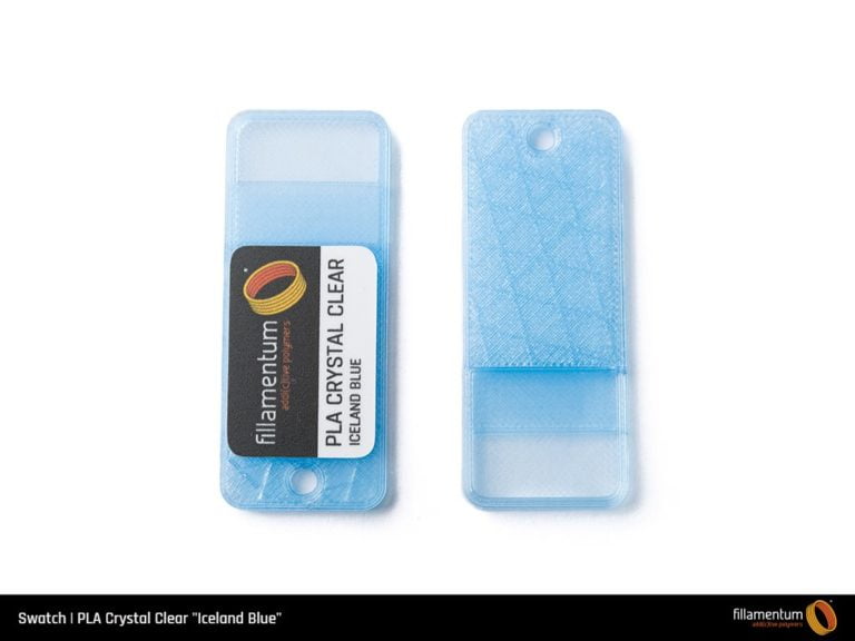 PLA Crystal Clear Iceland Blue - Fillamentum - Image 2