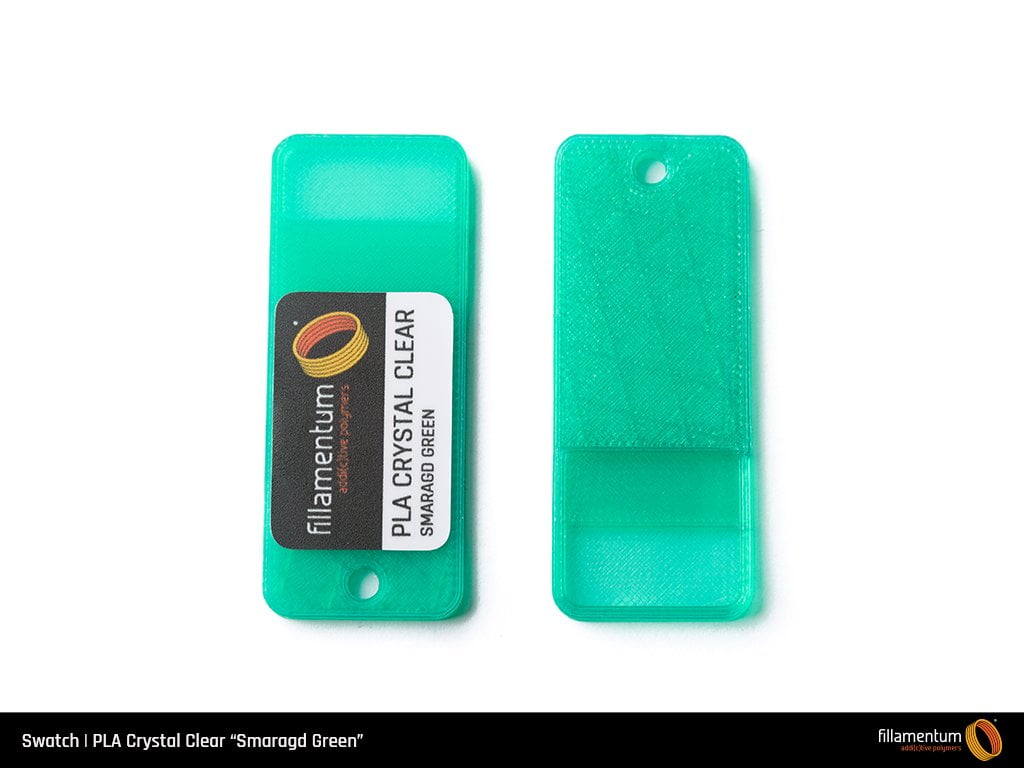 PLA Crystal Clear Smaragd Green - Fillamentum - Image 2