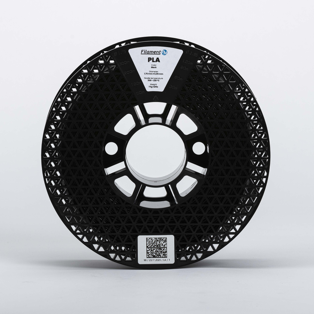 PLA 1kg Black - Filament PM - Image 2