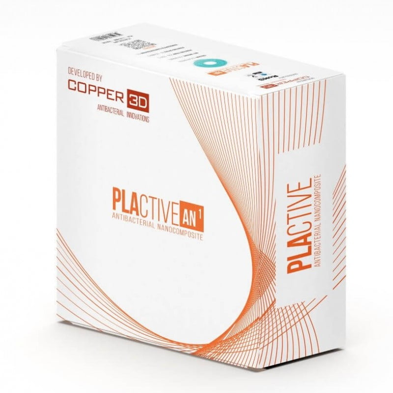 PLA PLACTIVE AN1 750g Vermelho Antibacteriano - COPPER 3D - Image 2