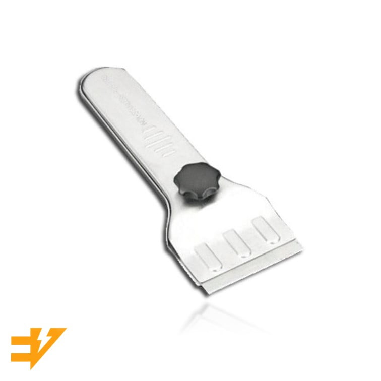 Espátula Raspador de metal com lâmina removível (Razor Scraper) - EVOLT