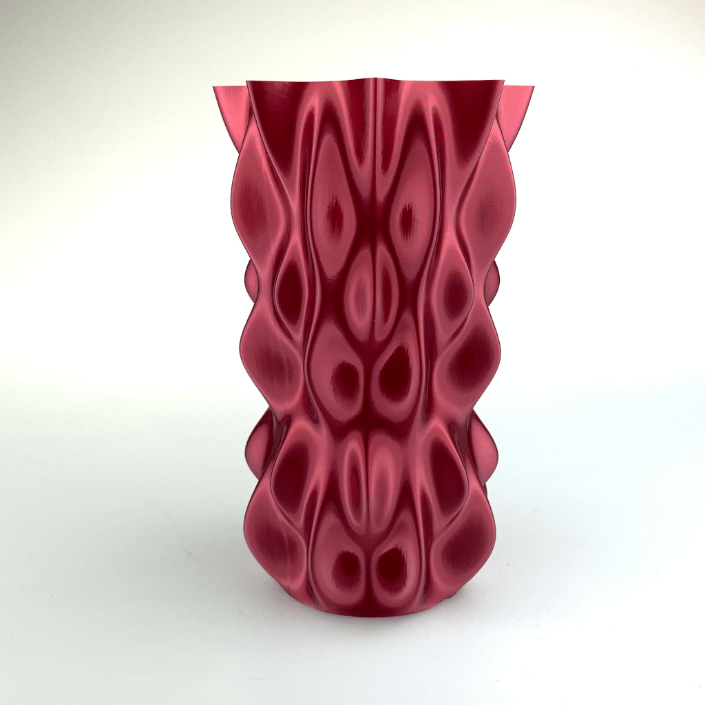 FIBERSILK METALLIC PLA 10M (AMOSTRA) BURGUNDY- Fiberlogy - Image 3