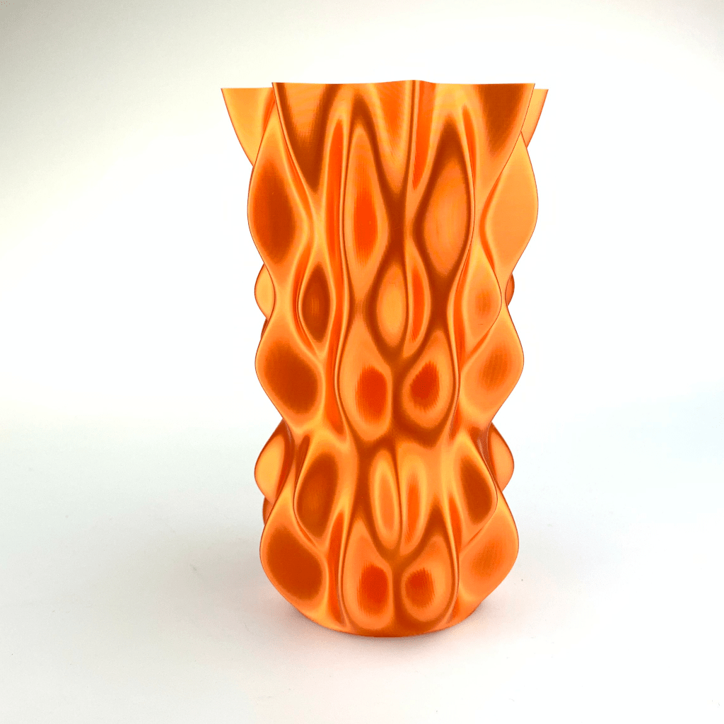 FIBERSILK METALLIC PLA 10M (AMOSTRA) Orange - Fiberlogy - Image 2