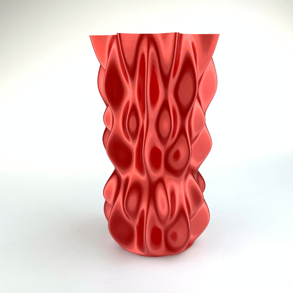 FIBERSILK METALLIC PLA 10M (AMOSTRA) RED - Fiberlogy - Image 3