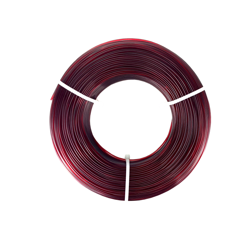 Recarga Refill Easy PETG 850g Burgundy Transparent Masterspool - Fiberlogy