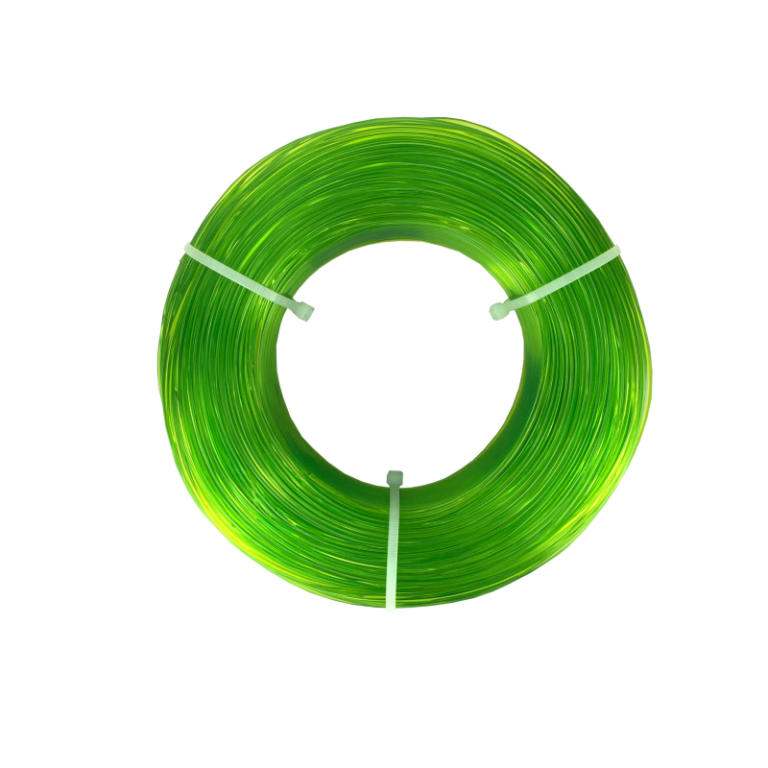 Recarga Refill Easy PETG 850g Light Green Transparent Masterspool - Fiberlogy