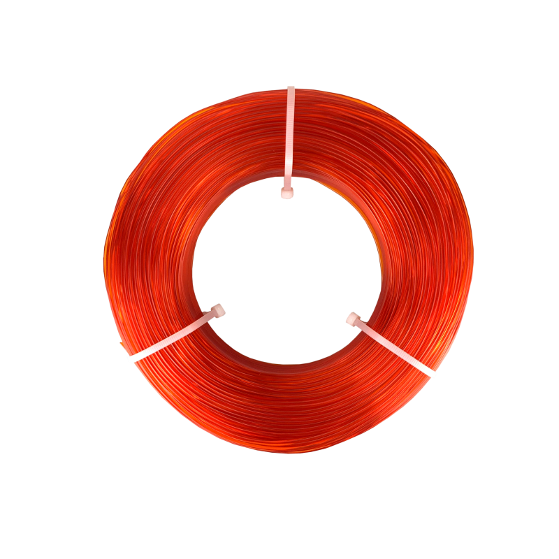 Recarga Refill Easy PETG 850g Orange Transparent Masterspool - Fiberlogy