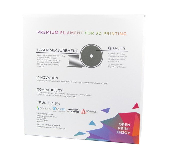 ABS Smart 1kg Deep Black - Spectrum Filaments - Image 4