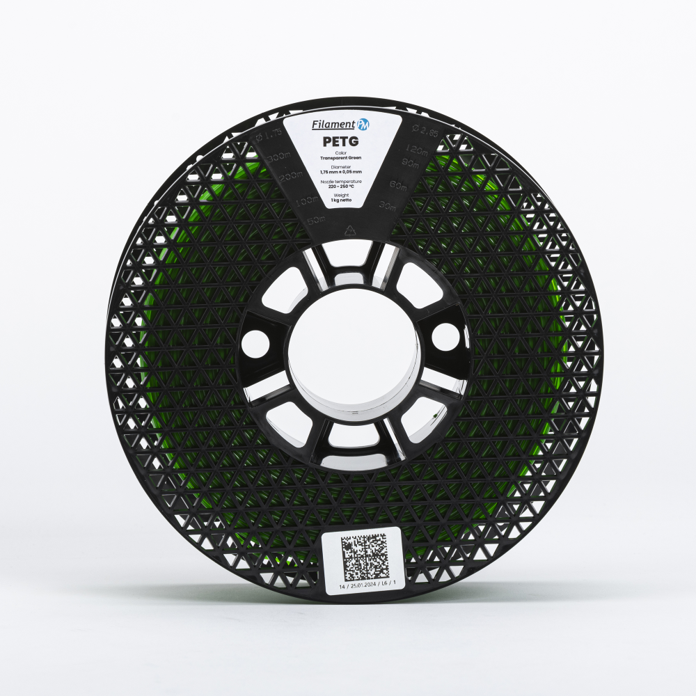 PETG 1kg Transparent Green - Filament PM - Image 3