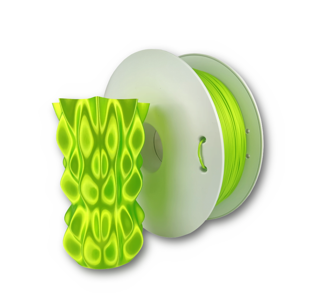 FIBERSILK METALLIC PLA 850g Light Green - Fiberlogy - Image 5