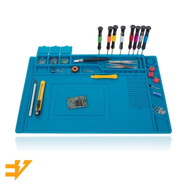 Base de Tapete em Silicone para Soldar / Estanhar (450x300mm) - EVOLT