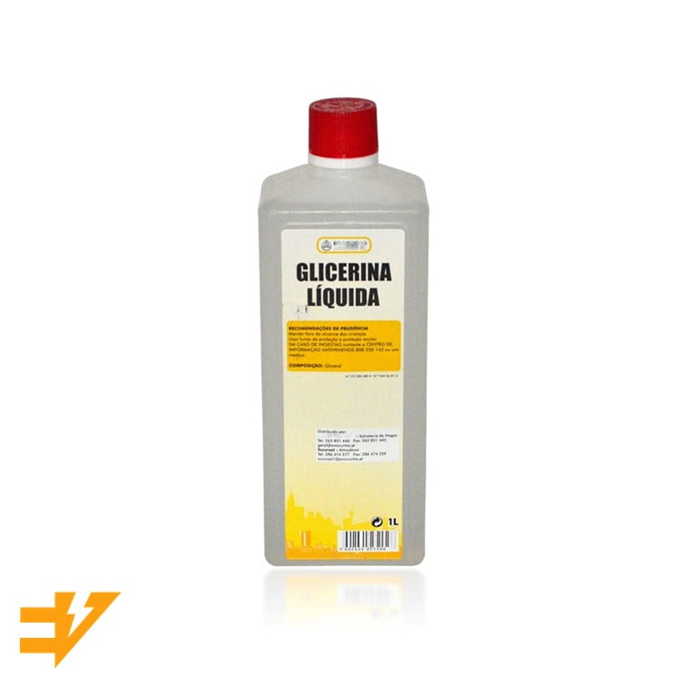 Glicerina 1L ( garrafa de 1 Litro Glicerol ou propanotriol) - EVOLT