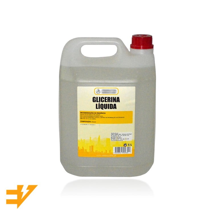 Glicerina Liquida 5L ( garrafa de 5 Litros Glicerol ou propanotriol) - EVOLT
