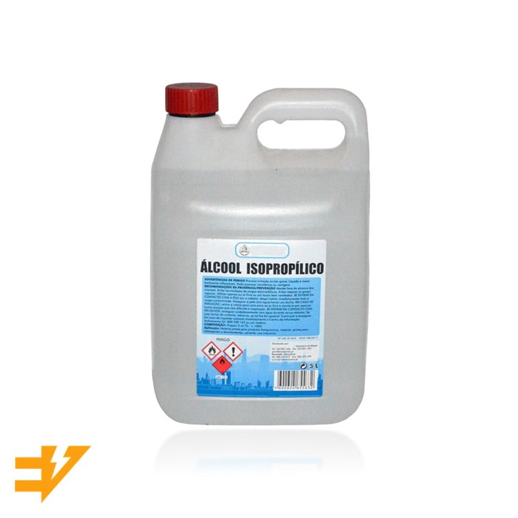 Álcool Isopropílico 5L (Isopropanol 5 Litros >99%) - EVOLT