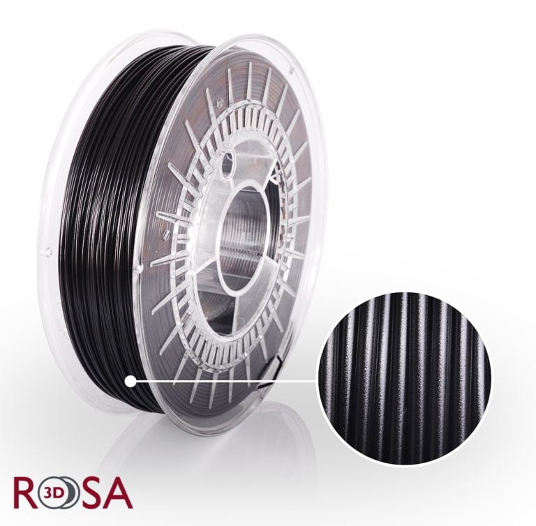 PLA Starter 10M (AMOSTRA) BLACK - Rosa3D - Image 2