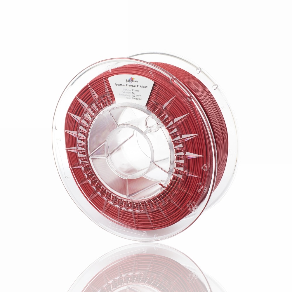 pla matt big 2 evolt portugal espana filamento impressao 3d bloody red