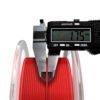 PETG 50g (Amostra) Red Transparent - Azurefilm