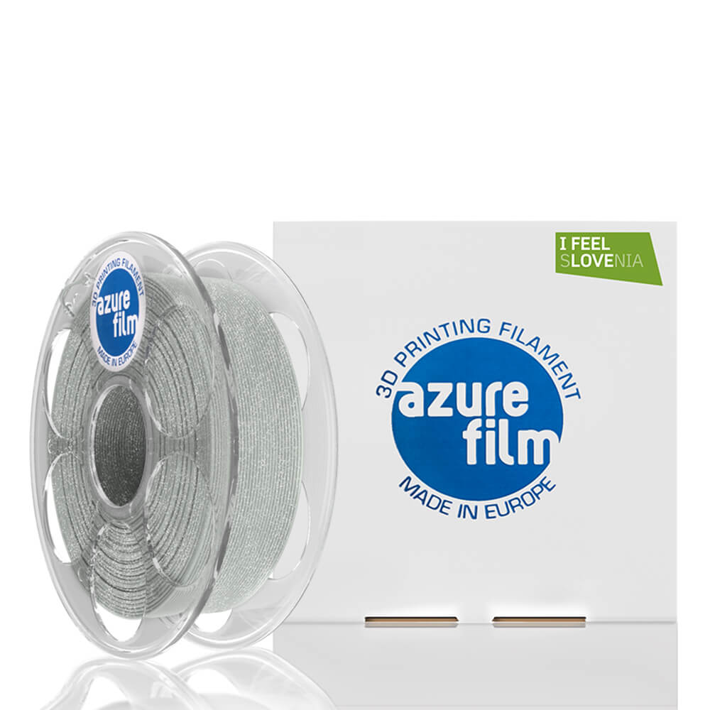 PLA 50g (Amostra) Transparent GLITTER - Azurefilm - Image 4