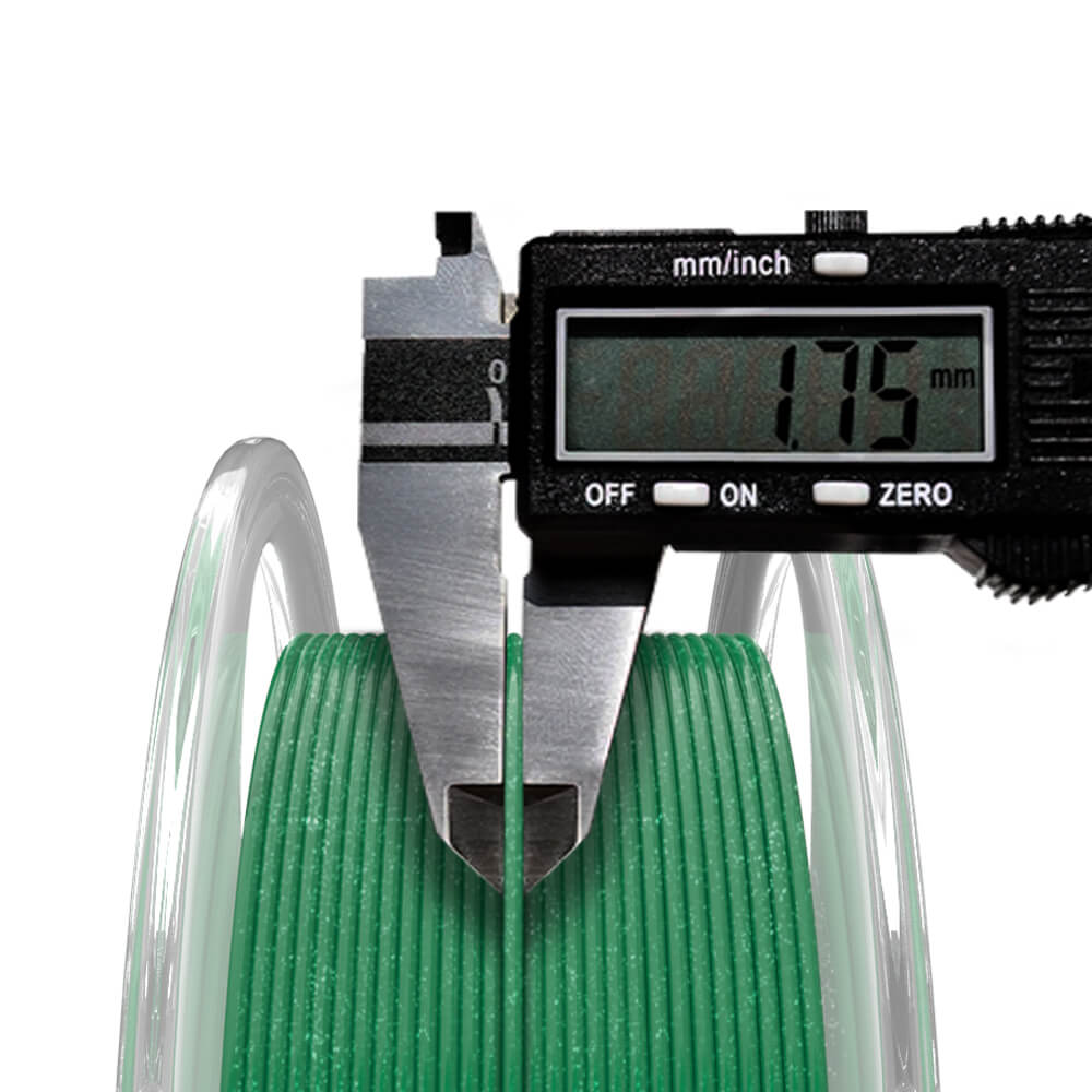 PLA 50g (Amostra) Green GLITTER - Azurefilm - Image 4