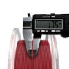 PLA 50g (Amostra) Red GLITTER - Azurefilm