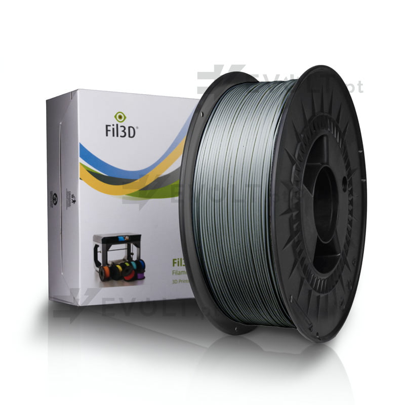 PETG FIL3D 1kg Cinza Metálico - Tucab