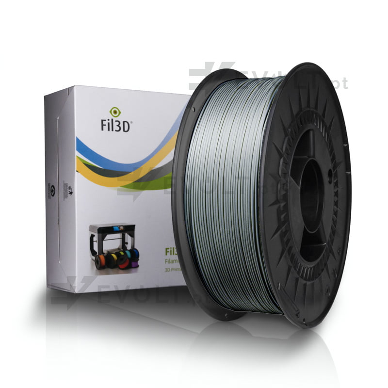 PLA FIL3D 4032D 1kg Prata - Tucab
