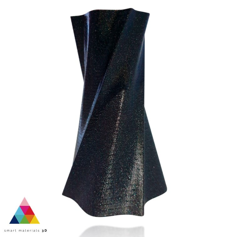 Smartfil PLA GLITTER BLACK L 1kg Preto - Smart Materials 3D - Image 3