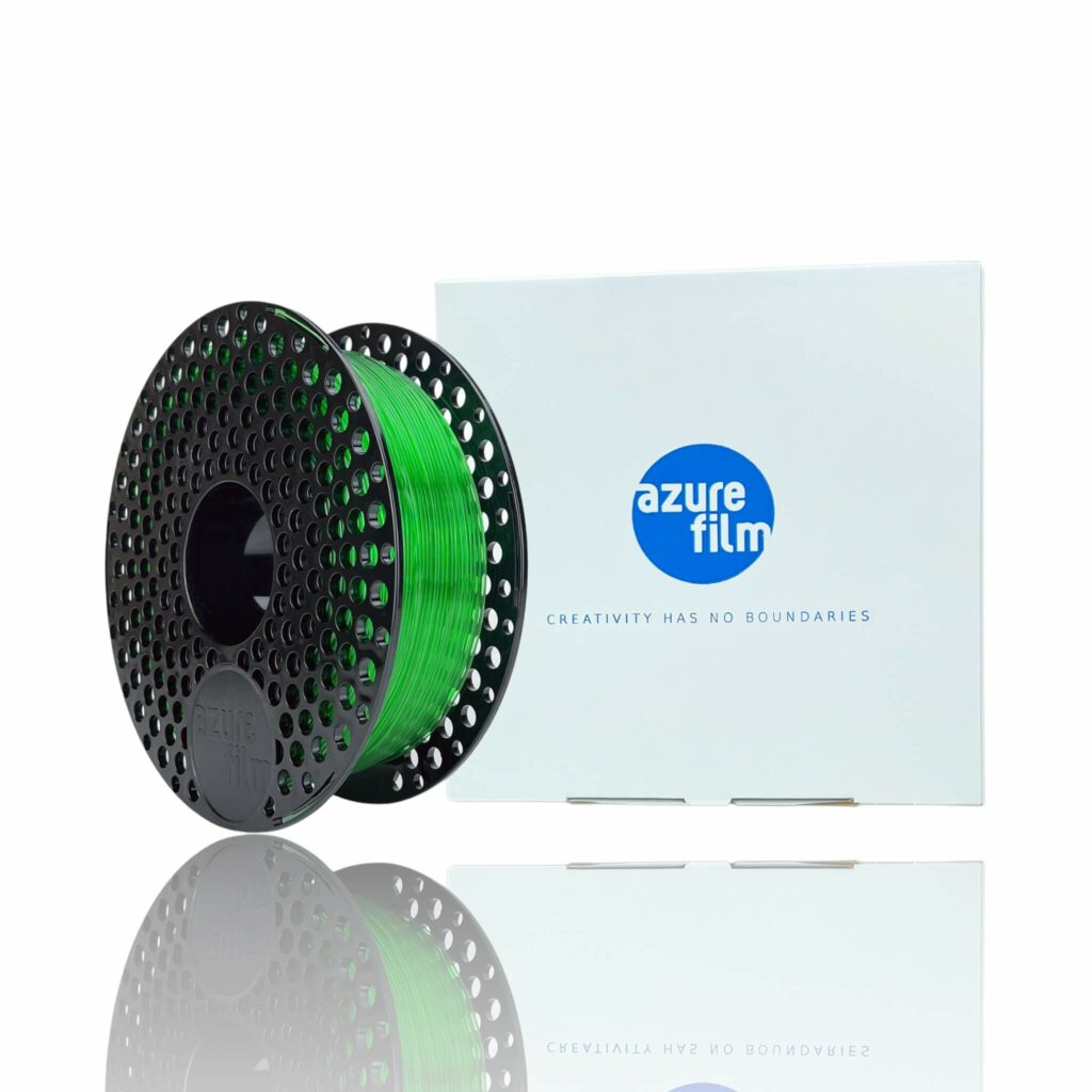 PETG 1kg Green Transparent - Azurefilm - Image 2