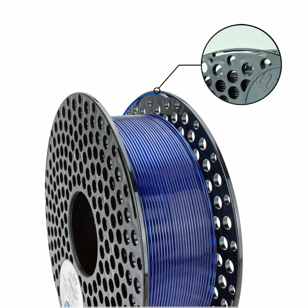 PETG 1kg Dark Blue Transparent - Azurefilm - Image 3