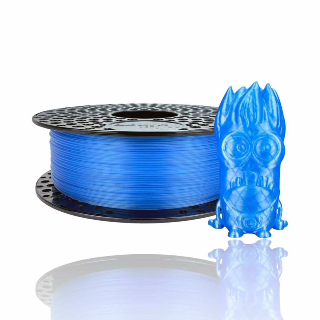 PLA 1kg Blue Transparent - Azurefilm
