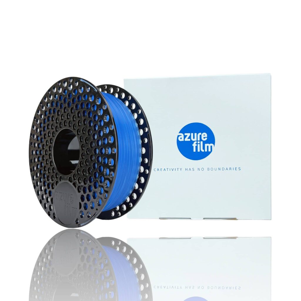 PLA 1kg Blue Transparent - Azurefilm - Image 2
