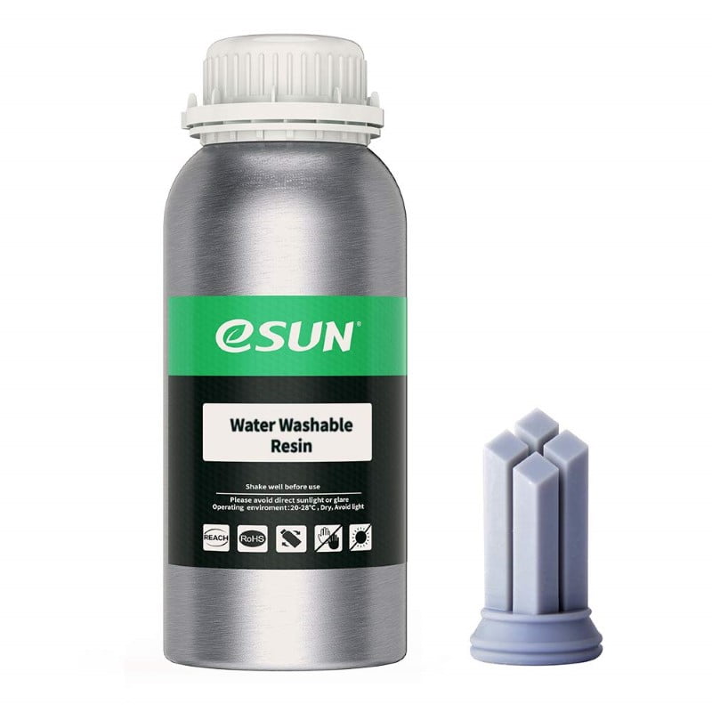 500g Resina Impressão 3D LCD UV 405nm Gray Cinzenta ( Lavável em Água ) - ESUN